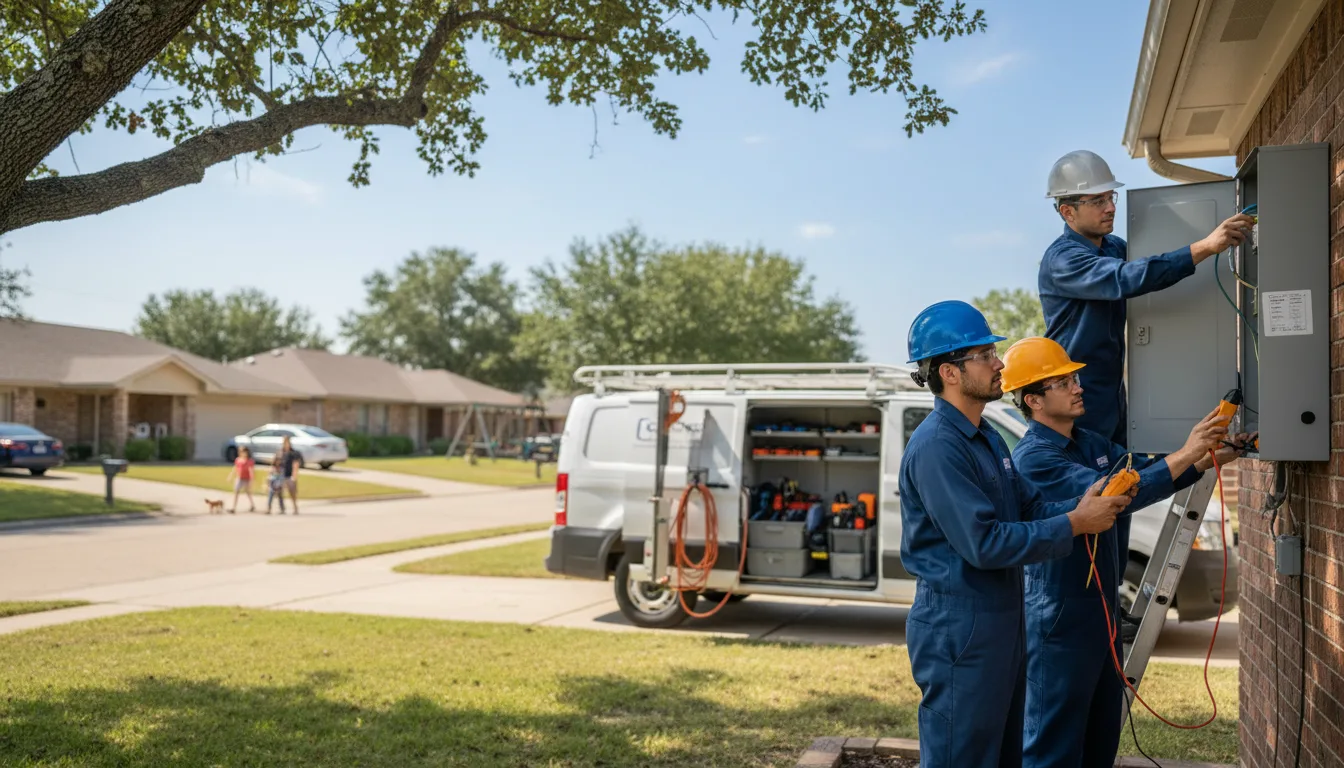 Certified electrician providing emergency electrical services in Wellington, IL